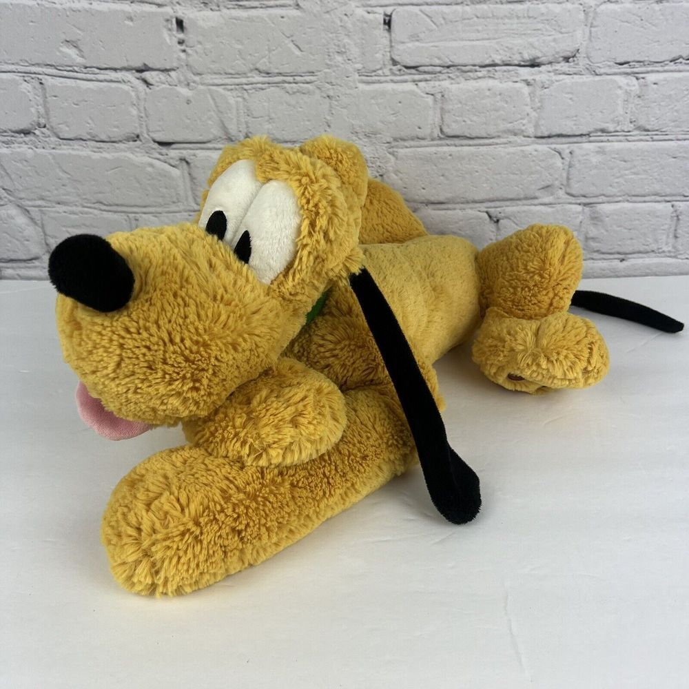Disney Store Pluto Plush 18"‎ Stuffed Soft Animal Toy Genuine Original Authentic